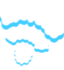 A stylized Wi-Fi signal icon made of fluffy white clouds with a light blue outline on a transparent background. {{brizy_dc_image_alt imageSrc=