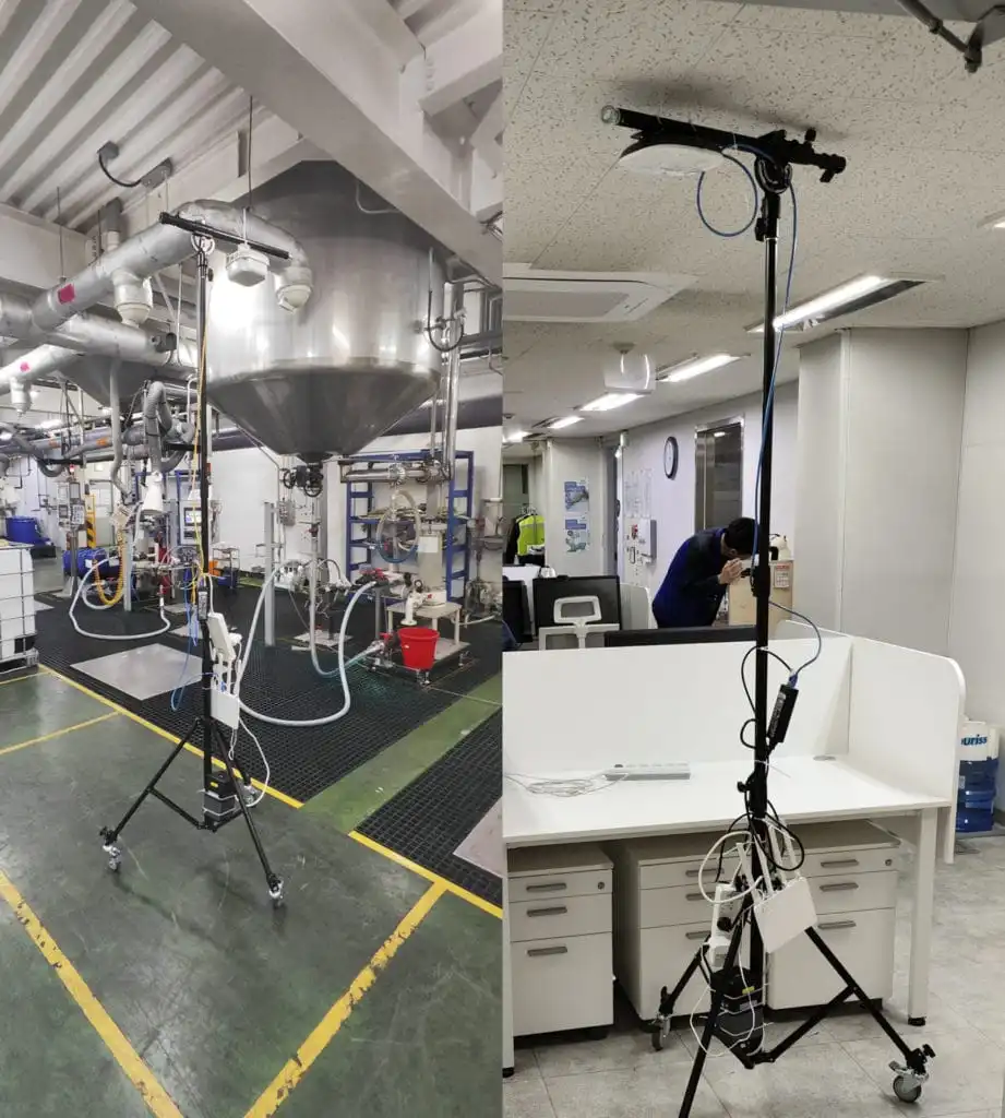 APOS WiFi Survey in an industrial and office environment.