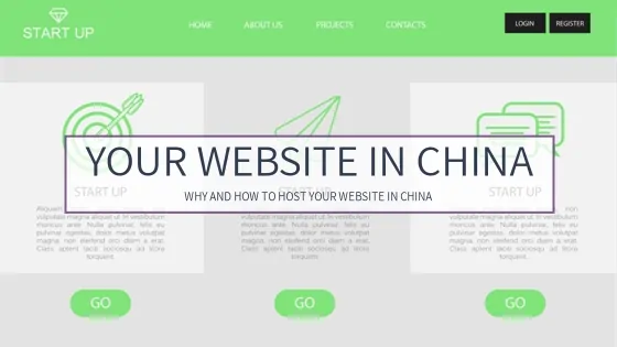Your website in China