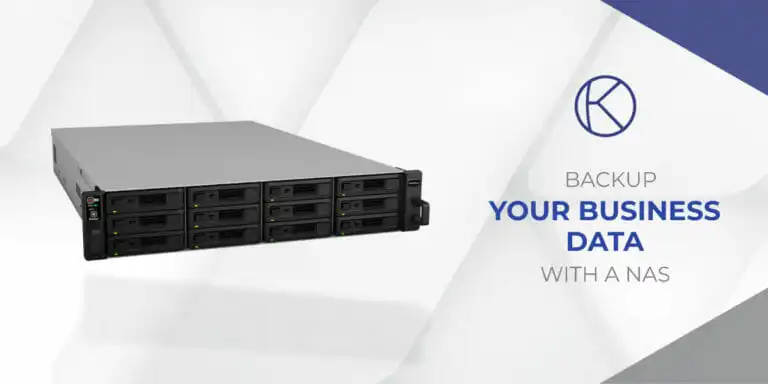 A NAS device for business data backup