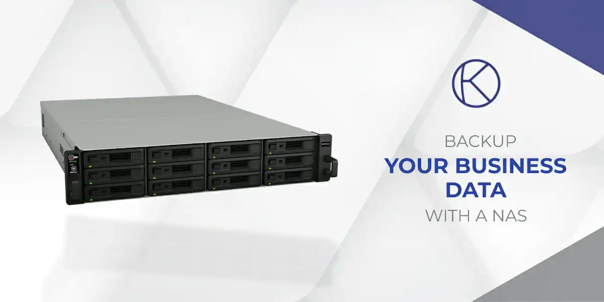 A NAS device for business data backup