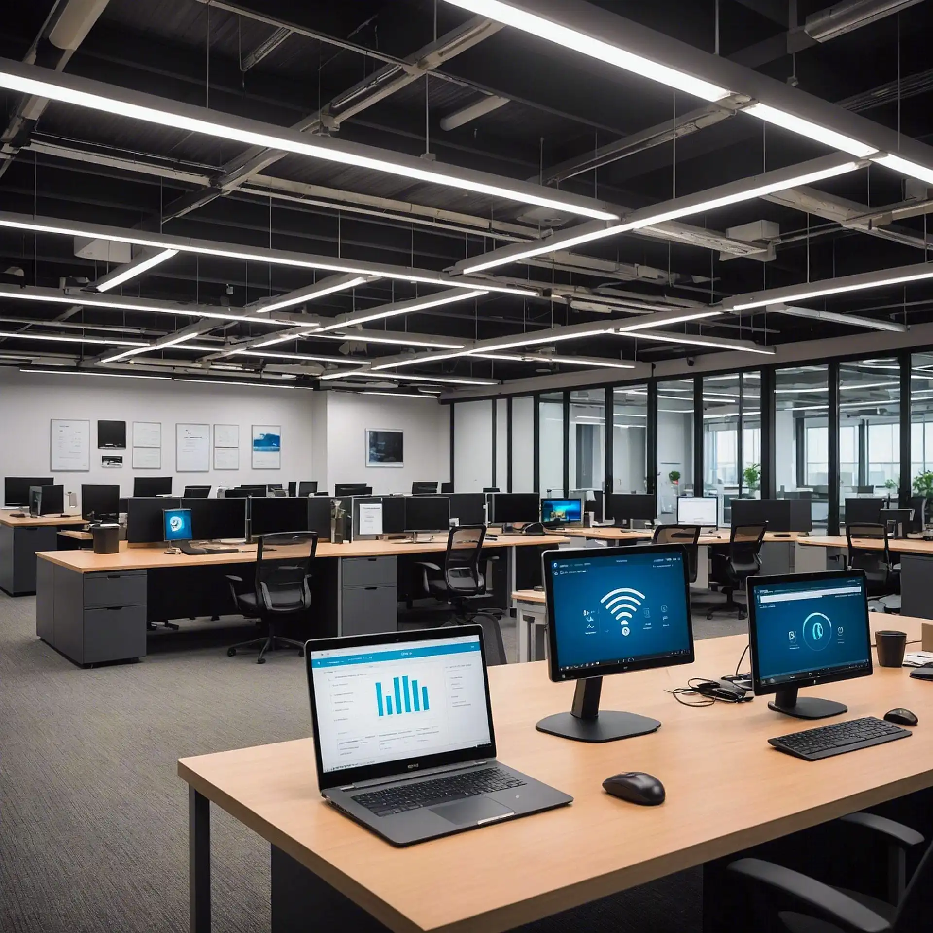 WiFi survey in an office environment